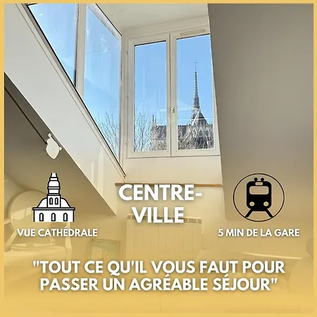 Exceptionnel Au Centre-ville, Vue Sur La Cathedrale * Amiens